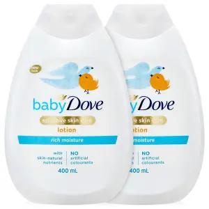 도브 유아 바디로션 2종 400ml 2개+비누 2개 고보습 어린이 키즈 로션
