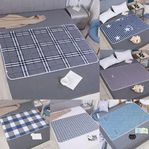 (랜덤 1개 대형) 환자 케어용 고급 방수 패드/커버/침대/이불/스프레드/매트/매트리스/시트/요패드/싱글