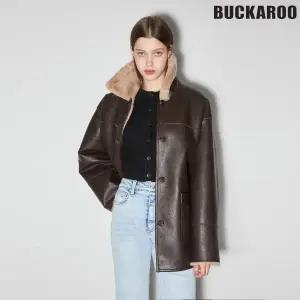 [여주점][버커루]여성 레가시 리버시블 퍼 무스탕 자켓(B244LI630P)