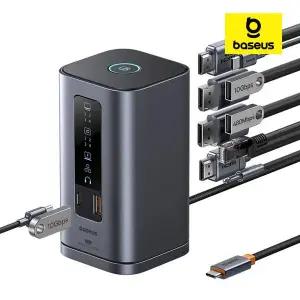 [베이스어스] 도킹스테이션 USB 허브 노트북 멀티 포트 C타입 11포트 스페이스메이트