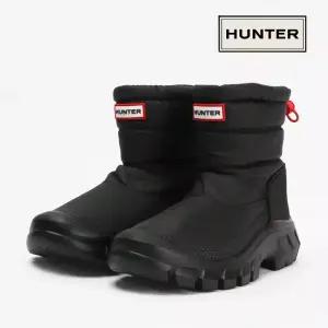 헌터 방한화 인트레피드 인슐레이티드 쇼트 스노우 부츠 블랙 WFS2108WWU-BLK