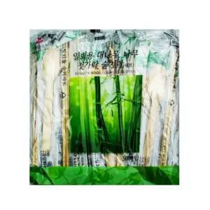 (50개입) 영수 일회용 대나무 젓가락 숫가락 세트/나무/1회용/우드/젖가락/저분/나들이/도시락용/야외용