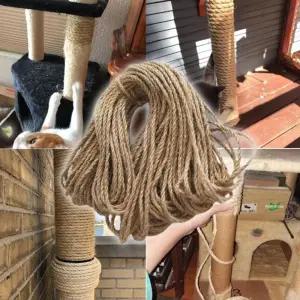 고양이 천연 황마 스크래처 로프 리필용 8m 1P 발톱