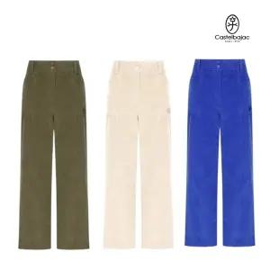 까스텔바작 여자 와이드핏 코듀로이 겨울 골프 바지 팬츠 BGDWPT-704.