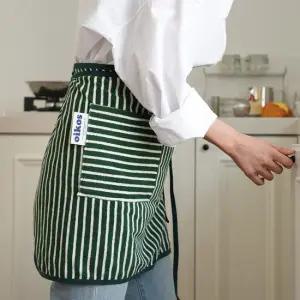 5color / 오이코스 테리 스트라이프 앞치마 반앞치마 어린이집 카페앞치마 짧은 에이프런