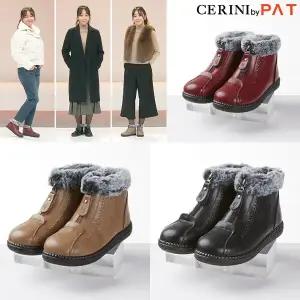 [CERINI by PAT] 라미네이팅 소가죽 보아털 여성 방한화 1종