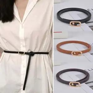 여성 타원 원피스 셔츠 벨트 URK-196