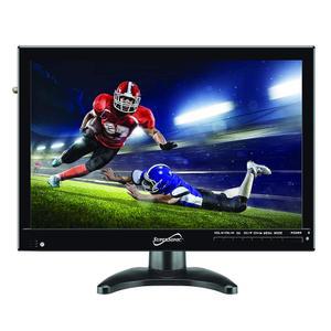 초음속 SC-2814 14인치 LED TV 크리스탈 클리어 뷰잉 USB/MMC 입력 디지털 TV 튜너 리튬 배터리 및 AC/DC 호환성 - RV 주방 야외 및 이동 중 엔터테인먼트에 완벽합니다