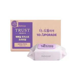 베베숲 물티슈 트러스트 도톰한 엠보싱 아기물티슈 캡형 프리미엄 80매 20팩 한박스 434588