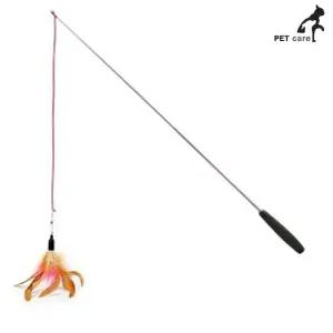 고품질 2단 깃털 고양이장난감 랜덤 낚시대 (WFJQLJA)