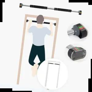 풀업운동기구 집에서도 안심하고 운동이 가능한 흠집방지 안전 철봉