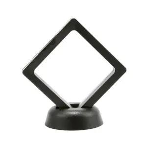 투명 변색 방지 액세서리 케이스 블랙 액자 정리함 장신구 수납함 (WFJ6URR)