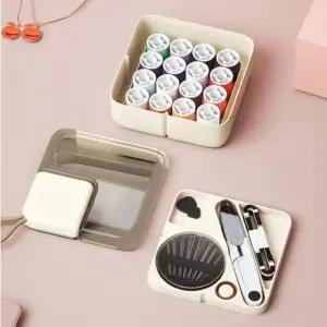 반짇고리 바느질 세트 휴대용 실 바늘 소형 케이스 (WFJ5X5Q)