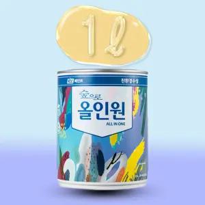 KCC페인트 숲으로올인원 0.9L 목재 가구 방문 철재 현관문 방화문 젯소가필요없는 페인트