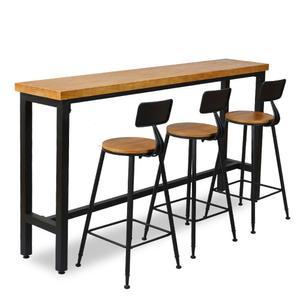 창가 식탁 바테이블 세트상품 식당 나의 원형 이동식 호프집 무늬 160x40x105