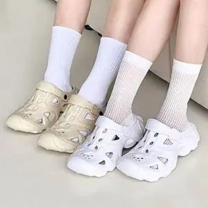 남녀 뒤꿈치 스트랩 물빠짐 샌들 1P 물놀이 여름 신발 (WFJSN66)