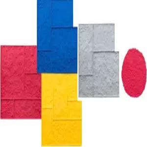 월툴스가 설정한 쓰리 리버 애쉬러 콘크리트 도장 장식용 돌 타일 패턴 튼튼한 폴리우레탄 텍스처 매트