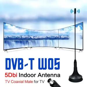 dmb안테나 5dBi DVB T 미니 소형 TV 안테나 공중 증폭기 CMMB 텔레비전 수신기 시청 HDTV 디지털 실내 신호