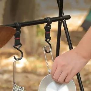 글램핑캠핑후크 봉투 백패킹 조리도구 안정적인 캠핑행거 1p (WFJ7C5C)