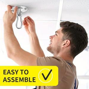 1세트 헤비 듀티 회전 걸이 천장 호환  해먹 후크 후크WoodenPorch