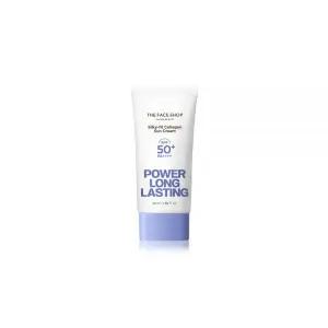 더페이스샵 파워 롱래스팅 실키핏 콜라겐 선크림 50mL(SPF 50+,PA++++)