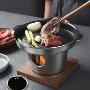 고품질 불멍 화로 화로대 바베통 3중 미니화로 개인 소형 개인화로 (WFK6JRR)