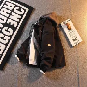 추동 남사친 투피스 트렌치 학생 자켓 점퍼 후드 가짜 바람막이 코트 원픽4