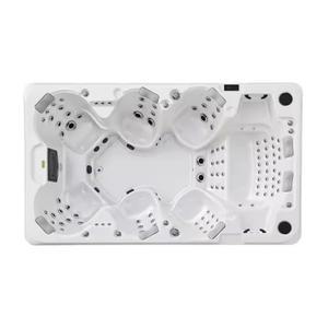 라포식 8인용 루사이트 아크릴 모던 지상 수영장 야외 스파 마사지 제트 자쿠지 월풀 도매