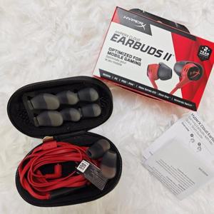 HyperX Cloud Earbuds II 2 유선 게임용 헤드셋 DTS/메모리 폼/내구성 프레임/울트라 클리어 10mm 마이크/U