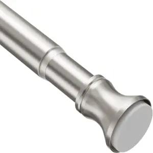 Amazer 스프링 텐션 샤워 커튼봉 54-90인치 방청 욕실봉 조절식 드릴 없음 니켈