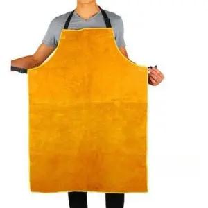 용접용 소가죽 앞치마 내마모성 용접치마 보호 작업용