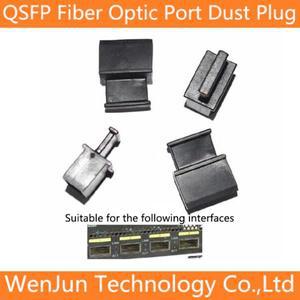 검실버 QSFP 광섬유 포트 먼지 플러그 트랜시버 광학 스위치 안토 커버