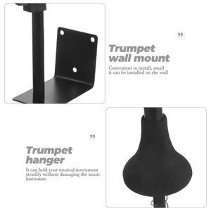 벽걸이 트럼펫 관악기 홀더 소형 정교한 가정용 디스플레이 스탠드 심플 설치 지원 랙 악기용