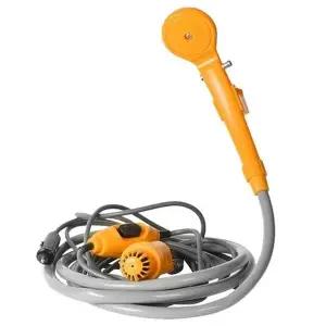 휴대용 캠핑 샤워기 차량 시거잭 호스 야외 세면 (WFK9EW8)