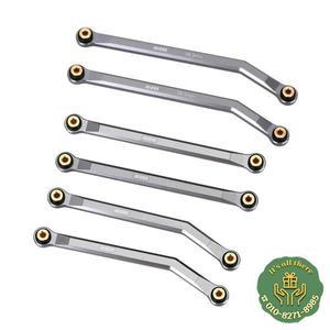 INJORA 알루미늄 하이 클리어런스 섀시 링크 세트 RC 크롤러 Axial SCX24 AXI00001 C10 AXI00002 JEEP JLU