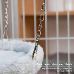 미니 소형 소형 새  앵무새  참새를 위한 가을 겨울용 새 둥지 모양  침대  새장 애완용품