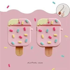 핑크초코 아이스크림 에어팟 호환 케이스 1or2세대 1세대 2세대 (WFKAEYP)