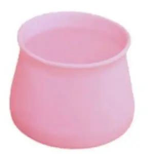 원형 의자발커버 긁힘층간소음 실리콘 의자발캡 핑크M