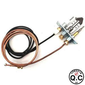 천연 상업 요리 스토브 히터 파일럿 버너 조립 부품, 열전대 스파커 포함, 럭셔리 모델, 900mm 가스 교체