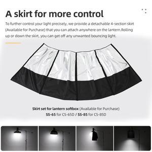 Godox CS-50D 휴대호환  원형  박스 라이트  설치 랜턴 보웬스 마운트 스튜디오 플래시용 50cm