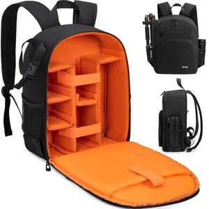 DSLR/SLR/미러리스 백팩용 IPEB 카메라 백팩 사진작가용 전문 방수 케이스 그레이 블랙 오렌지 11