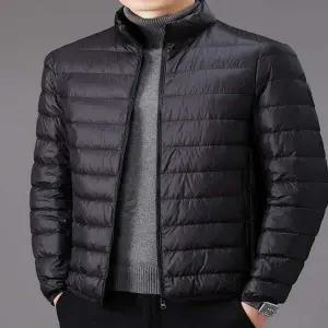 패딩 점퍼 자켓 재킷 다운 경량 숏 남자 남성 플리스 안감 반팔 가을/겨울 스타일 스탠드 칼라 보온성 우수
