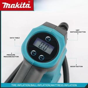 마키타 18V 배터리용 무선 에어 펌프 휴대용 디지털 타이어 인플레이터 자동차 오토바이용