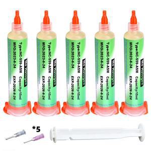 납땜 플럭스, 559개의 깨끗한 플럭스 페이스트 없음, 무연 로진 10cc의 끈적끈적한 전자제품용 납땜액 BGA, SMD, USB 소켓 수리용(50ml)