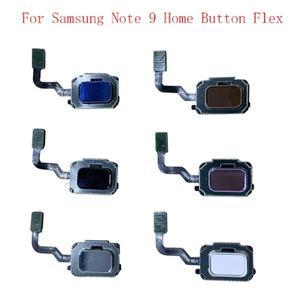 지문 센서 홈 단추 플렉스 케이블 리본 삼성 호환 노트 8 N950F 9 터치 수리 부품