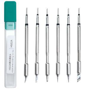 HS02A DWS200, F245-K, KU, JS, I, C2, B 교체 팁, 항온 솔더 아이언 헤드용 FNIRSI F245 납땜