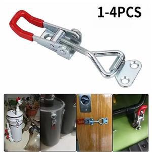 1PC 토글 래치 캐치 클램프 조정 가능 캐비닛 상자 슬라이딩 도어 가구 하드웨어 용 레버 핸들 잠금 걸쇠