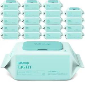 베베숲 라이트 80매 캡형 20팩 아기물티슈 448954