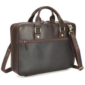 폴라레 풀 그레인 가죽 성경 커버 휴대용 도서 케이스 대형 교회 가방 크로스바디 보호 홀더 폴더 정리함 남성용 포트폴리오