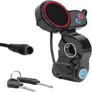 잠금 장치가 있는 H5 전기 스쿠터 6핀 속도 조절 액세서리용 INXING 스로틀 M4 스쿠터용 LCD 디스플레이